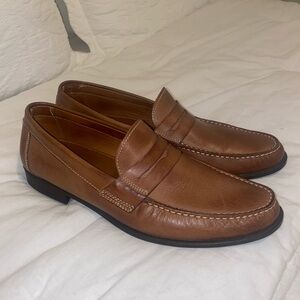 Sandrino Men's Leather Brown Loafers